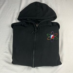Full zip hoodie jammin on logo